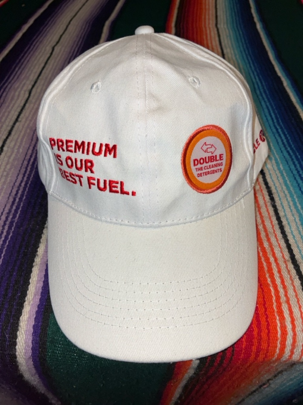 Circle K Fuel White Adjustable Hat Strapback Promo Cap